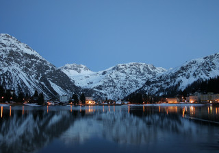 obersee berglandschaft arosa s