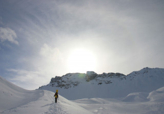 Snow shoe-walking in Arosa Lenzerheide