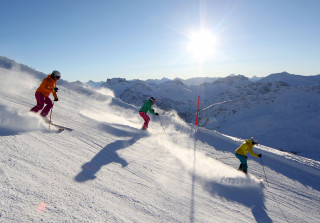 Skiing in Arosa Lenzerheide